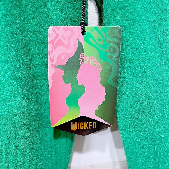 WICKED x Target Graphic Logo Sweater Green Pink Paul Tazewell NWT Womens XS - Picture 6 of 9